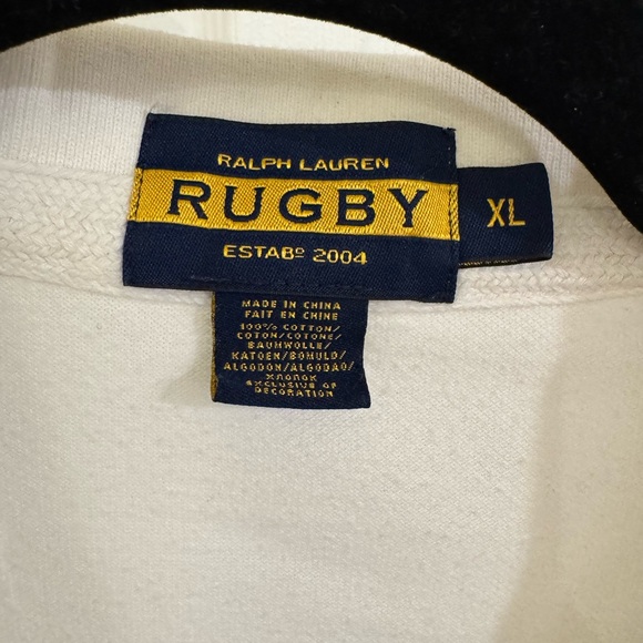 Rugby Ralph Lauren polo XL white - Picture 5 of 7